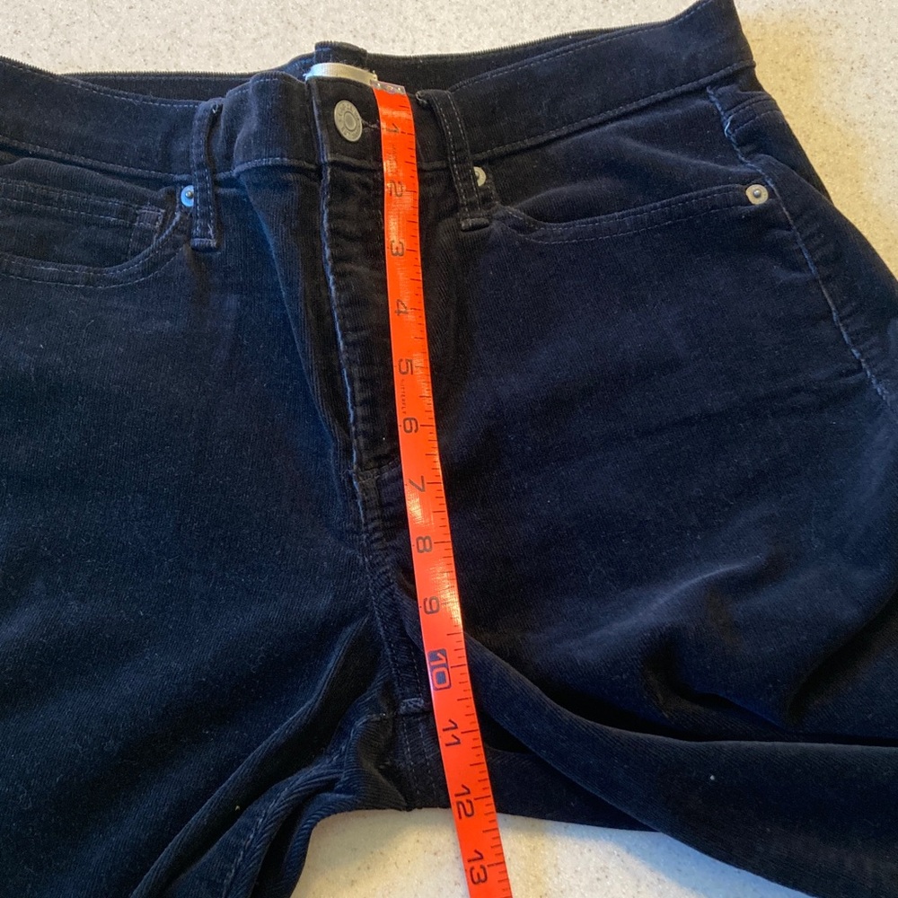 GAP Black Skinny Corduroy Jeans Women Size 31 Tall - Picture 7 of 16